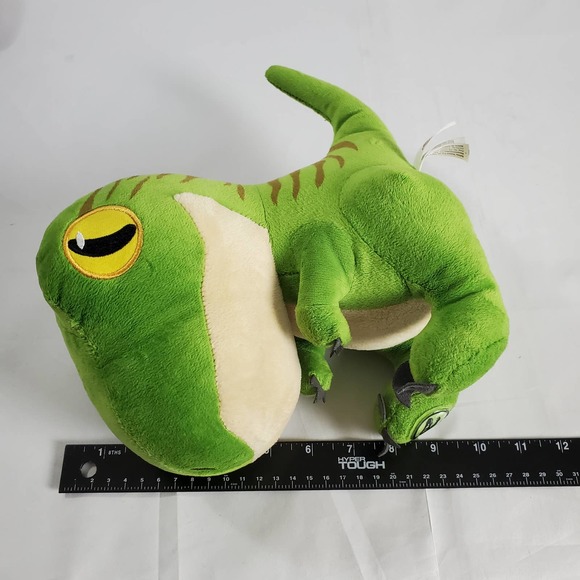 Jurassic Park Dinosaur Velociraptor Plush Toy Factory Green Stuffed Animal 9" - Picture 11 of 11